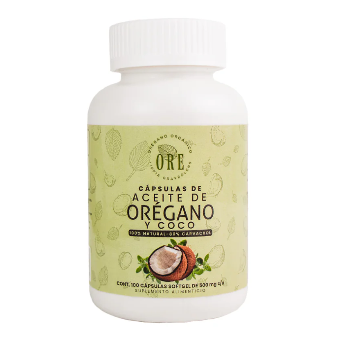 Aceite de orégano y coco