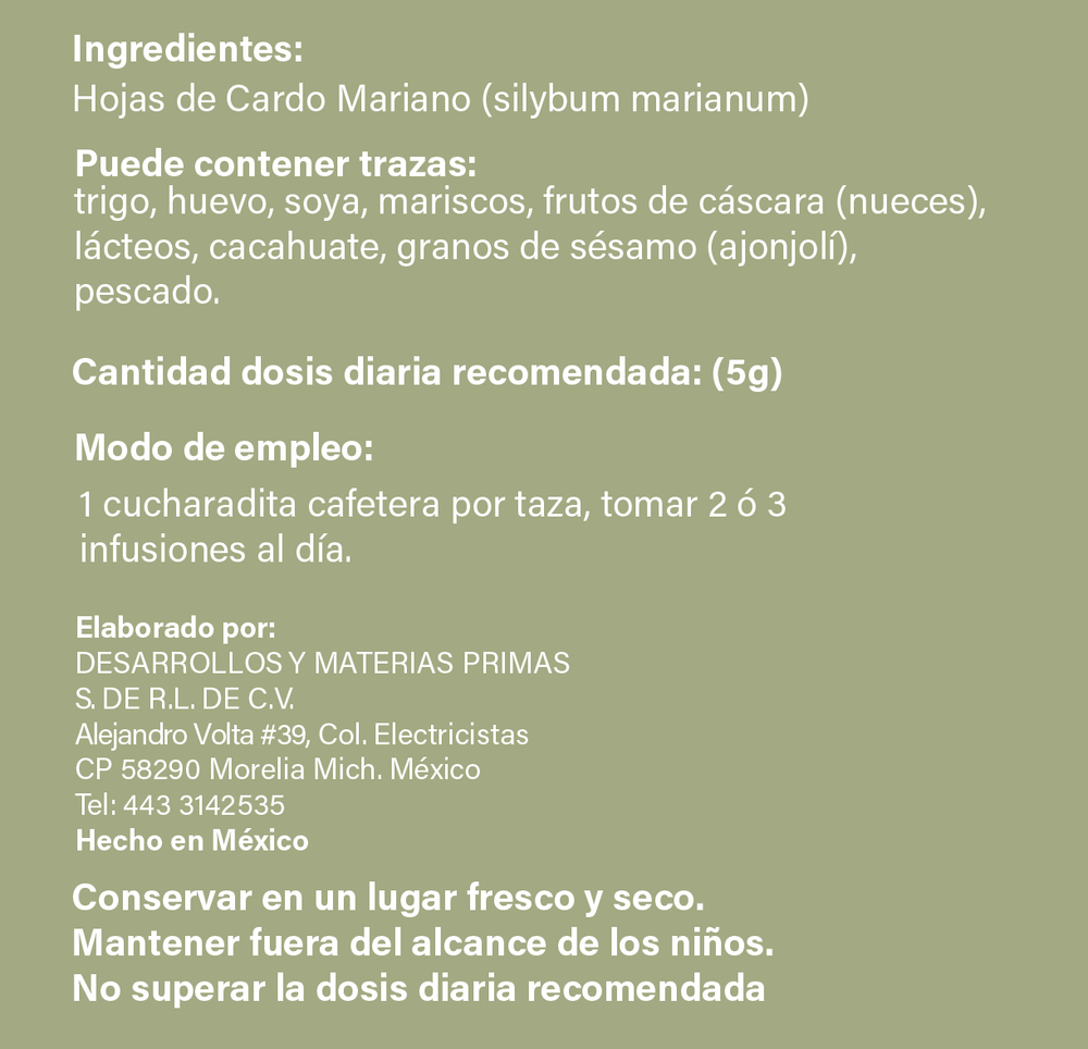 
                  
                    Té Cardo Mariano
                  
                