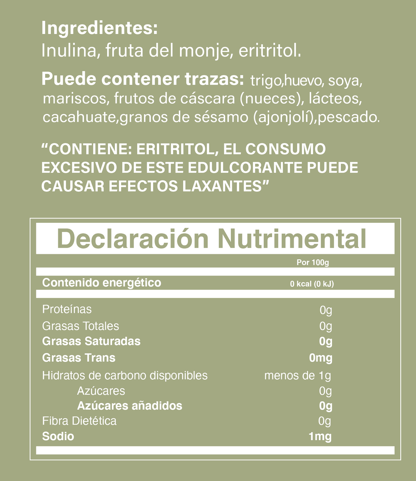 
                  
                    Fruta del Monje
                  
                